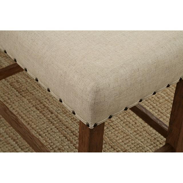 SANIA Rustic Oak Counter Ht. Chair (2/CTN) - Casa Morelos / Coahuila Furniture (Oklahoma City, OK)