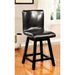 HURLEY Black Counter Ht. Chair (2/CTN) - Casa Morelos / Coahuila Furniture (Oklahoma City, OK)
