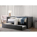 Susanna Gray Daybed w/ Trundle, Gray - Casa Morelos / Coahuila Furniture (Oklahoma City, OK)