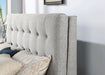 LEOMIN Cal.King, E.King, Full, & Queen Bed, Gray - Casa Morelos / Coahuila Furniture (Oklahoma City, OK)