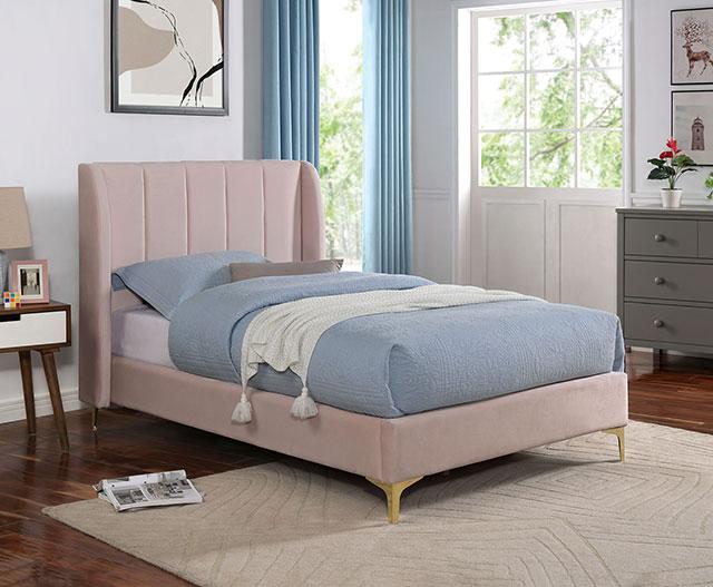 PEARL Full, Queen, & Twin Bed, Light Pink - Casa Morelos / Coahuila Furniture (Oklahoma City, OK)