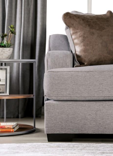 SKYLINE Sofa, Light Gray/Brown - Casa Morelos / Coahuila Furniture (Oklahoma City, OK)