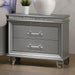 MADDIE Night Stand, Silver - Casa Morelos / Coahuila Furniture (Oklahoma City, OK)