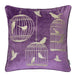 Rina Purple 20" X 20" Pillow, Purple - Casa Morelos / Coahuila Furniture (Oklahoma City, OK)