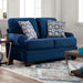 WALDSTONE Loveseat, Navy - Casa Morelos / Coahuila Furniture (Oklahoma City, OK)
