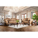 NICANOR Tan/Gold Sofa - Casa Morelos / Coahuila Furniture (Oklahoma City, OK)