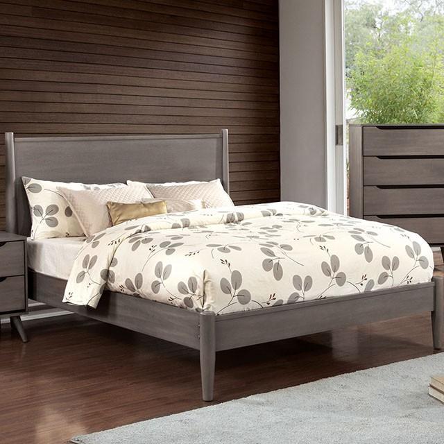 LENNART I Gray & Oak Full Twin Bed - Casa Morelos / Coahuila Furniture (Oklahoma City, OK)