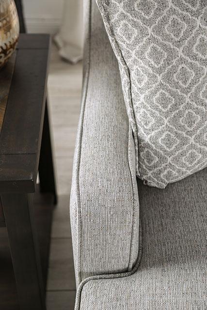 STEPHNEY Sofa, Gray/Gold - Casa Morelos / Coahuila Furniture (Oklahoma City, OK)