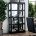 Vilas Black Curio Cabinet - Casa Morelos / Coahuila Furniture (Oklahoma City, OK)