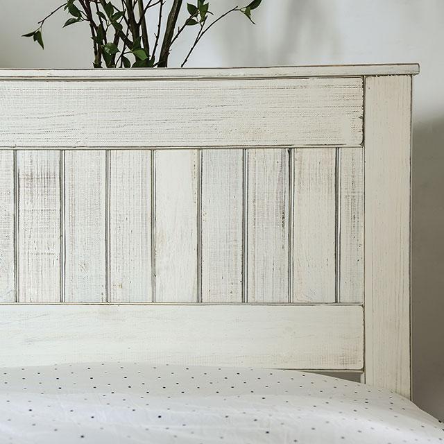 Rockwall Full, Queen, & Twin Bed White, Gray, & White - Casa Morelos / Coahuila Furniture (Oklahoma City, OK)