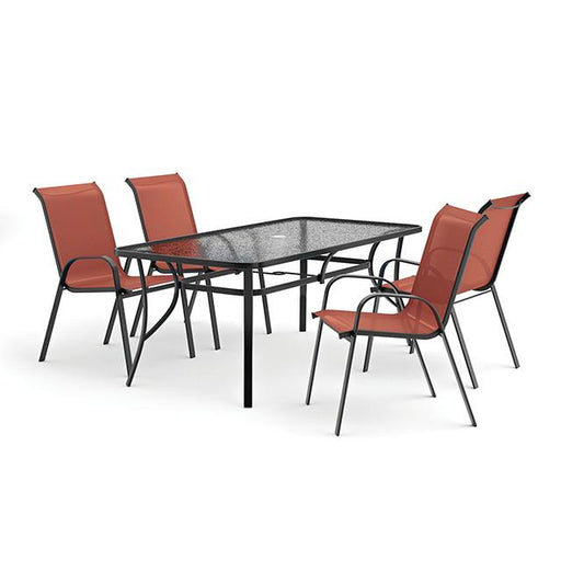 Pierro 5 Pc. Outdoor Dining Set - Casa Morelos / Coahuila Furniture (Oklahoma City, OK)