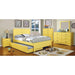 PRIAM Full & Twin Bed, White/Gray, Pink, Chrome, & Yellow - Casa Morelos / Coahuila Furniture (Oklahoma City, OK)