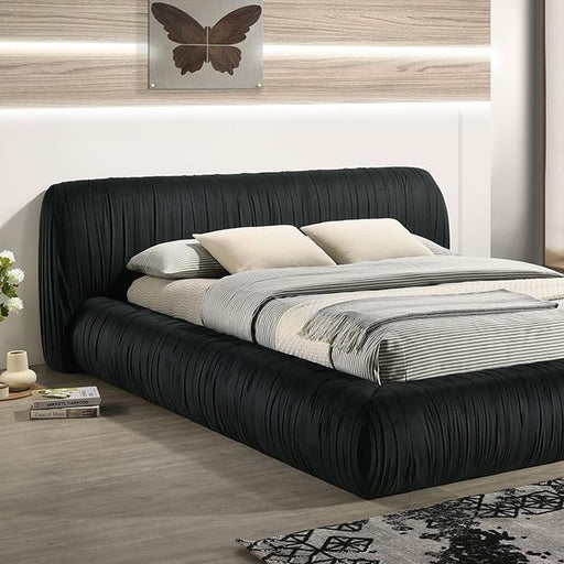 Palmdale Bed Black & Ivory - Casa Morelos / Coahuila Furniture (Oklahoma City, OK)