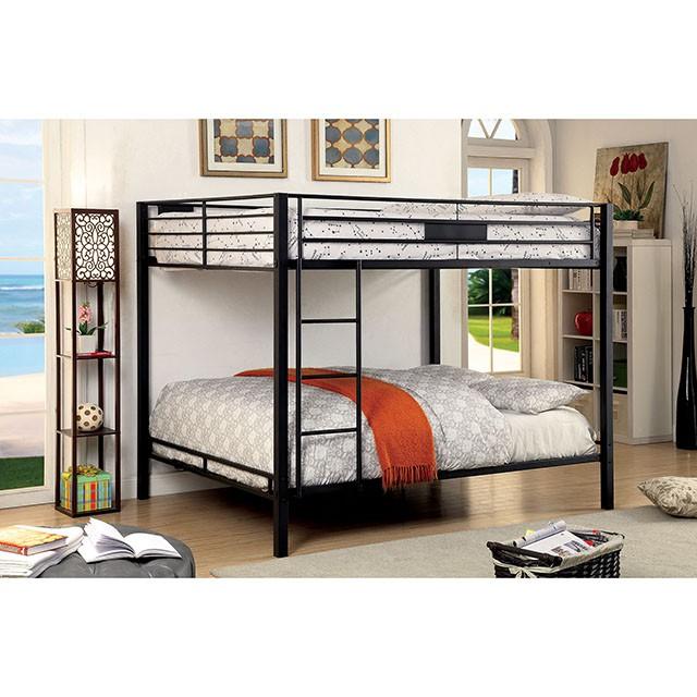 CLAREN Black Queen/Queen Bunk Bed - Casa Morelos / Coahuila Furniture (Oklahoma City, OK)