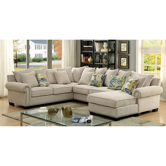 SKYLER Beige Sectional - Casa Morelos / Coahuila Furniture (Oklahoma City, OK)
