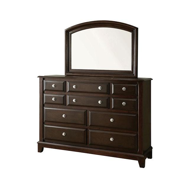 Litchville Brown Cherry Mirror - Casa Morelos / Coahuila Furniture (Oklahoma City, OK)