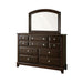 Litchville Brown Cherry Mirror - Casa Morelos / Coahuila Furniture (Oklahoma City, OK)