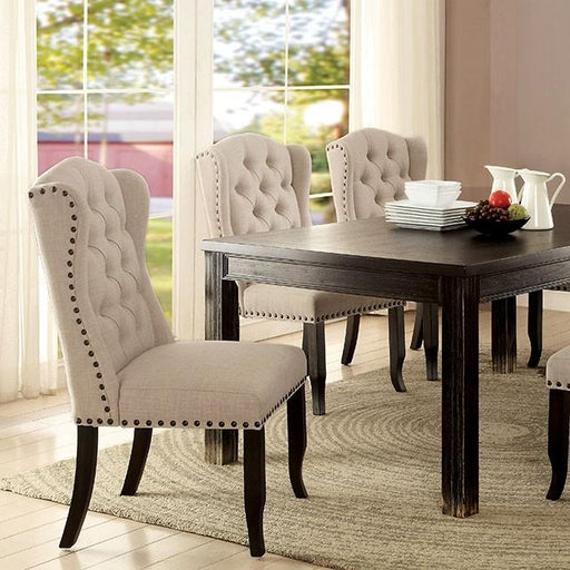 Sania I Antique Black 72" Dining Table - Casa Morelos / Coahuila Furniture (Oklahoma City, OK)