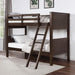 STAMOS Full/Full, Twin/Full, & Twin/twin Bunk Bed, Walnut - Casa Morelos / Coahuila Furniture (Oklahoma City, OK)
