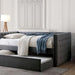 Susanna Gray Daybed w/ Trundle, Gray - Casa Morelos / Coahuila Furniture (Oklahoma City, OK)