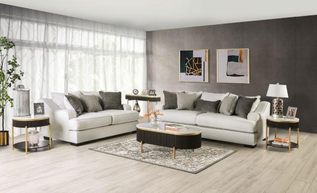 SKYLINE Loveseat, Pewter/Gray - Casa Morelos / Coahuila Furniture (Oklahoma City, OK)
