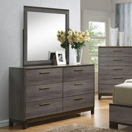 MANVEL Two-Tone Antique Gray Dresser - Casa Morelos / Coahuila Furniture (Oklahoma City, OK)