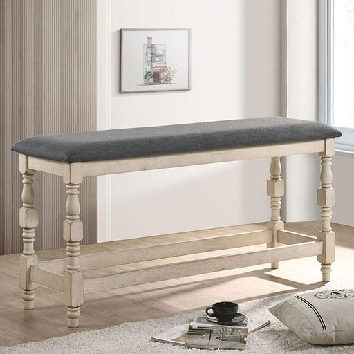 PLYMOUTH Counter Ht. Bench - Casa Morelos / Coahuila Furniture (Oklahoma City, OK)