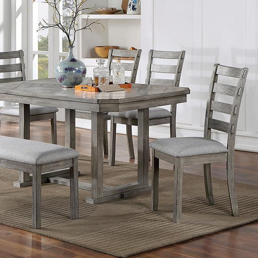 LAQUILA Dining Table, Gray - Casa Morelos / Coahuila Furniture (Oklahoma City, OK)