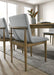 ST GALLEN Side Chair (2/CTN), Natural Tone/Light Gray - Casa Morelos / Coahuila Furniture (Oklahoma City, OK)