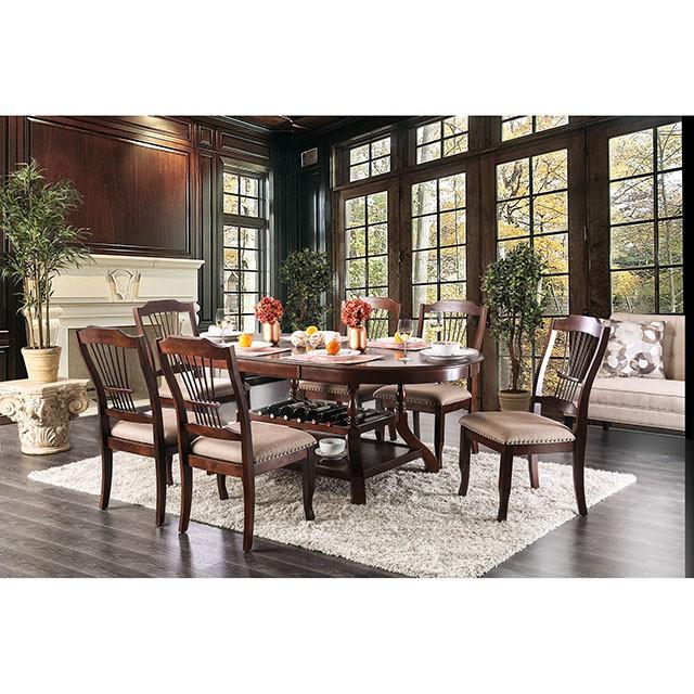 Jordyn Brown Cherry Dining Table - Casa Morelos / Coahuila Furniture (Oklahoma City, OK)