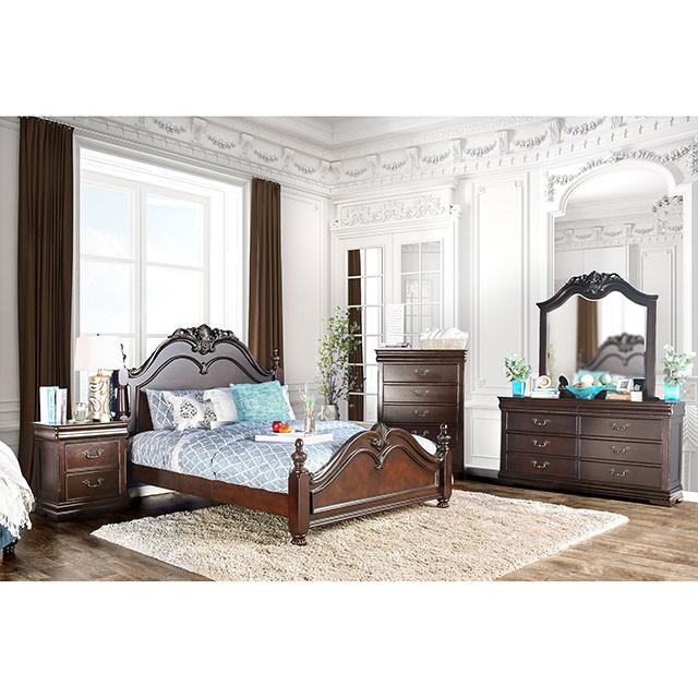 Mandura Cherry Cal.King & E.King Bed - Casa Morelos / Coahuila Furniture (Oklahoma City, OK)