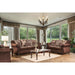 TABITHA Brown Love Seat, Brown - Casa Morelos / Coahuila Furniture (Oklahoma City, OK)
