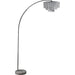 Julie Chrome 62"H Crystal Chrome Arch Lamp - Casa Morelos / Coahuila Furniture (Oklahoma City, OK)
