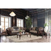 Quirino Light Brown/Dark Brown Sofa - Casa Morelos / Coahuila Furniture (Oklahoma City, OK)