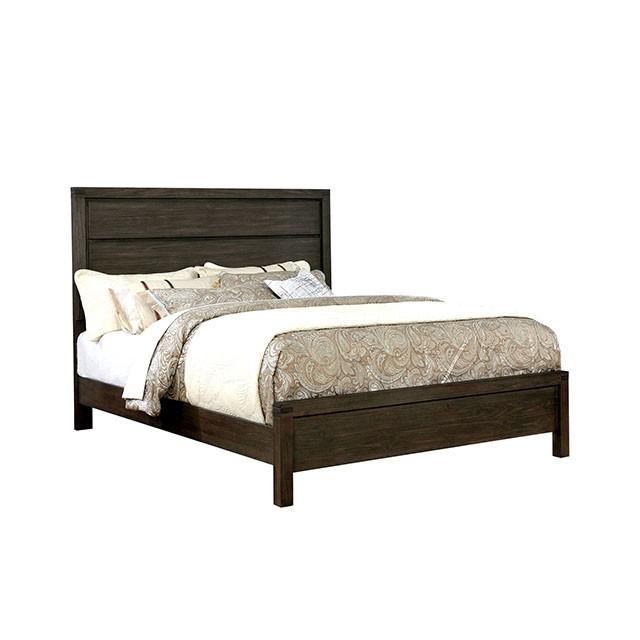 Rexburg Wire-Brushed Rustic Brown Full Bed - Casa Morelos / Coahuila Furniture (Oklahoma City, OK)