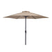 Lali 9 Ft Outdoor Umbrella + 21" Round Base - Casa Morelos / Coahuila Furniture (Oklahoma City, OK)