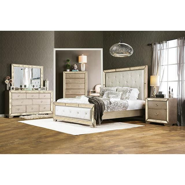 LORAINE Cal.King, E.King, & Queen Bed - Casa Morelos / Coahuila Furniture (Oklahoma City, OK)