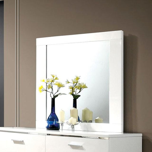 Malte White Mirror - Casa Morelos / Coahuila Furniture (Oklahoma City, OK)