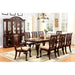 PETERSBURG I Cherry Dining Table w/ 1 X 18" Leaf - Casa Morelos / Coahuila Furniture (Oklahoma City, OK)