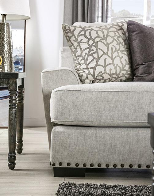 PICOTEE Sofa, Light Gray/Black - Casa Morelos / Coahuila Furniture (Oklahoma City, OK)