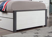 PRIAM Full & Twin Bed, White/Gray, Pink, Chrome, & Yellow - Casa Morelos / Coahuila Furniture (Oklahoma City, OK)