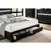 CHRISSY E.King, Full, & Queen Bed White, Grey, & Black - Casa Morelos / Coahuila Furniture (Oklahoma City, OK)