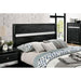 CHRISSY E.King, Full, & Queen Bed White, Grey, & Black - Casa Morelos / Coahuila Furniture (Oklahoma City, OK)