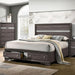 CHRISSY E.King, Full, & Queen Bed White, Grey, & Black - Casa Morelos / Coahuila Furniture (Oklahoma City, OK)