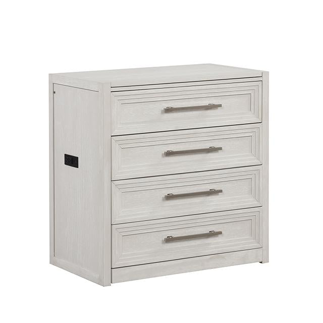 Ashbourne Bedside Vanity Set with Stool Contemporary - Casa Morelos / Coahuila Furniture (Oklahoma City, OK)