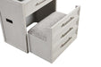 Ashbourne Bedside Vanity Set with Stool Contemporary - Casa Morelos / Coahuila Furniture (Oklahoma City, OK)