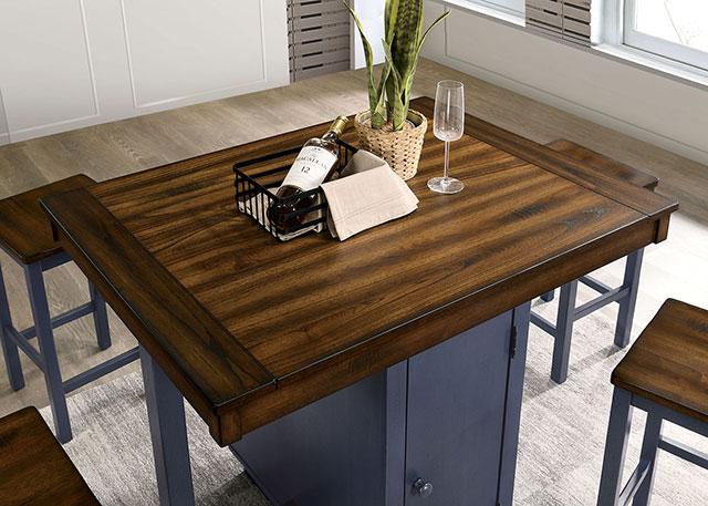 Azurine 5 Pc. Counter Ht. Set - Casa Morelos / Coahuila Furniture (Oklahoma City, OK)