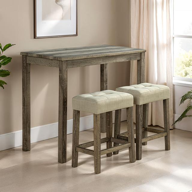 Adelaide 3 Pc. Dining Table Set - Casa Morelos / Coahuila Furniture (Oklahoma City, OK)