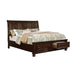 Castor Brown Cherry Queen, E.King, & Cal.King Bed - Casa Morelos / Coahuila Furniture (Oklahoma City, OK)