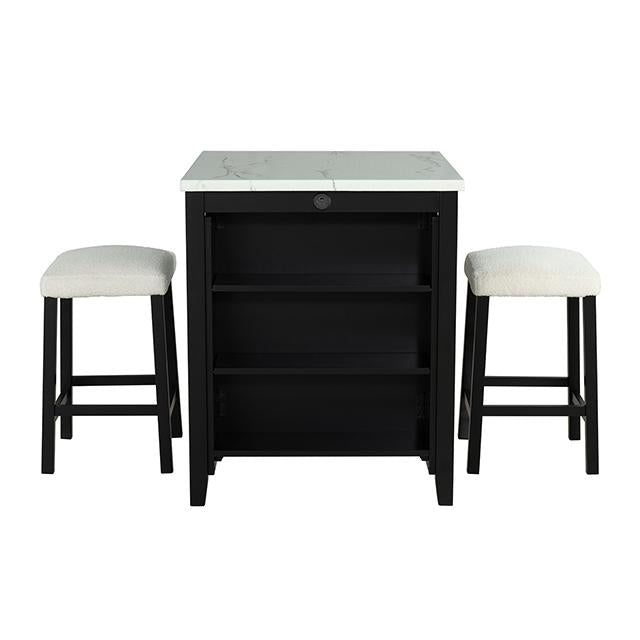 Chalcedony 3 Pc. Dining Table Set - Casa Morelos / Coahuila Furniture (Oklahoma City, OK)